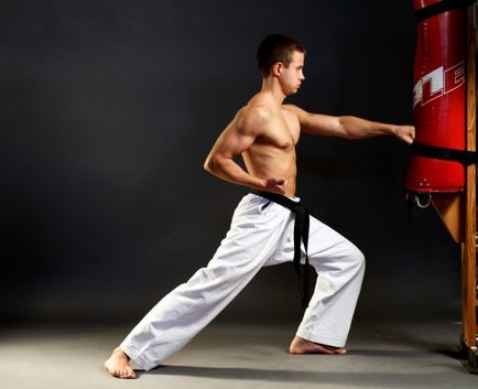 Karate tréning kyokushinkai