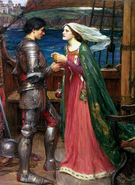 Tristan și Isolde (un rezumat al legendei cu ilustrații)