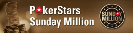 Pokerstars Sunday Million verseny, vasárnap millió