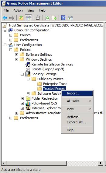 Gestionarea certificatelor de schimb (partea 2)