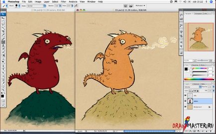 Festés órák - hogyan kell felhívni a rajzfilm sárkány (sárkány)