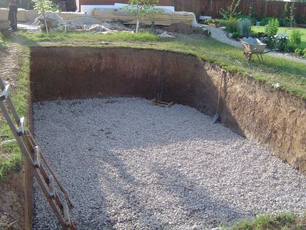 Instalarea bazinului piscinei este o piscină din plastic cu propriile mâini