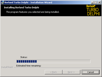 Установка turbo delphi під windows 7