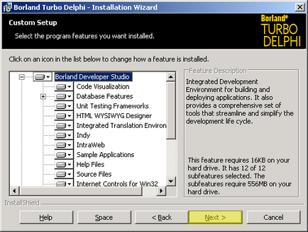 Установка turbo delphi під windows 7