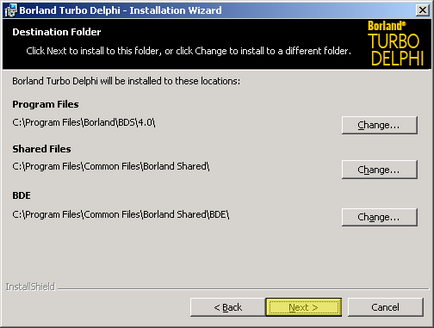 Установка turbo delphi під windows 7