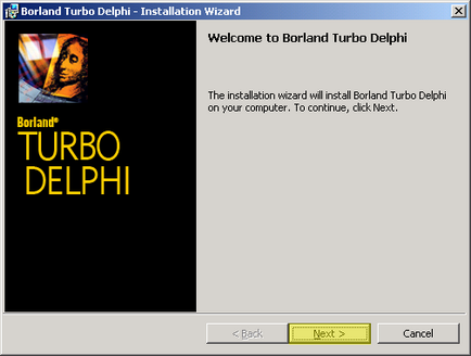 Установка turbo delphi під windows 7