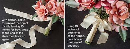 Вінки і весільні букети з паперових троянд майстер-клас і шаблони
