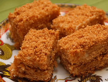 Egy finom recept „Honey Hill” torta, egy népszerű Chak Chak