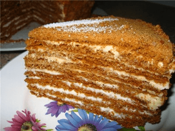 Egy finom recept „Honey Hill” torta, egy népszerű Chak Chak