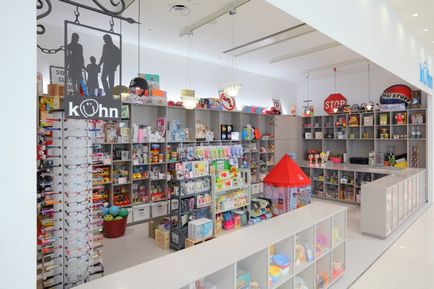 Designul magic al magazinului de jucării pentru copii kühn