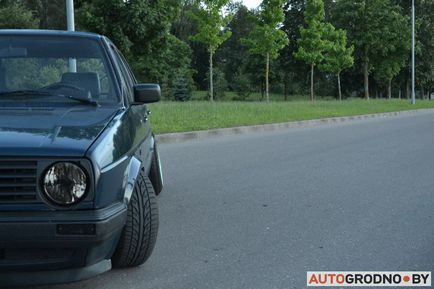 Subwoofer vw golf2 - suspensie elicoidală și camberă negativă a roților din spate - mașini Grodno