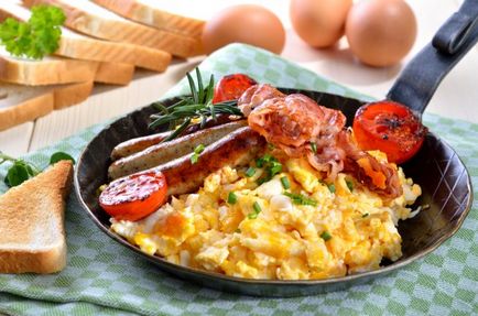 A reggeli amerikai stílusú három finom ötletek - főzés tippek a rajongók főzni finom - a tulajdonos