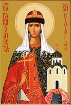 24 iulie - ziua marelui apostol prințesă Olga - prințesă, Olga, botez, Rusia,