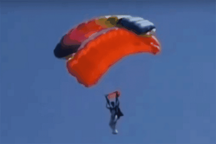 Aviatus cazuri speciale atunci când sărituri cu un parașută tip de aripă