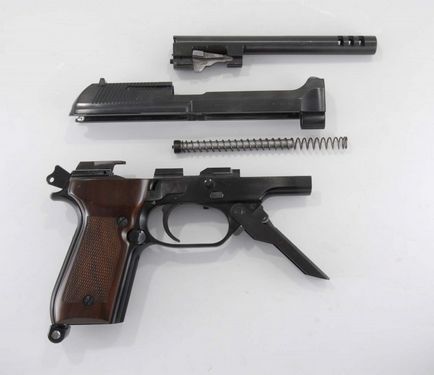 Pistol automat, beretta 93r, mesager armata