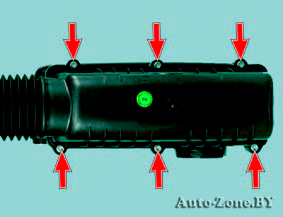Auto zóna - javítás fiat Albea - motor - villamosenergia-rendszer - csere szűrőbetét (légszűrőház) Auto zóna - javítás fiat Albea - motor - villamosenergia-rendszer - csere szűrőbetét