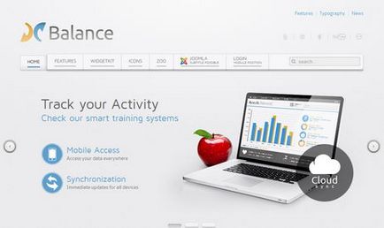 Balance - універсальний шаблон для joomla від yootheme