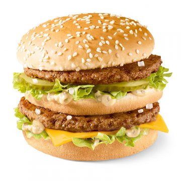Big Mac în McDonald's, preț, fotografie