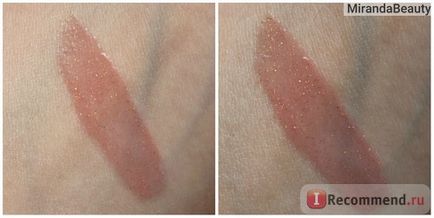 Lip Gloss era minerale diamant - «♥ frumusete lucioasă de buze cu strălucire aurie