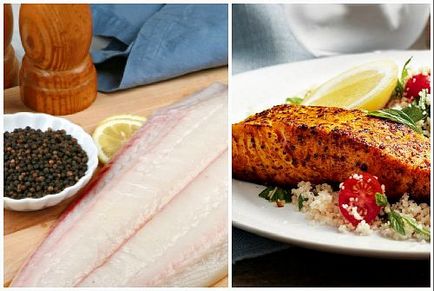 Heka- ételeket a legjobb recepteket a friss és fagyasztott hal