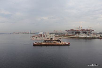 Partea centrală a ZSD din Sankt Petersburg este construcția sub pământ și deasupra apei