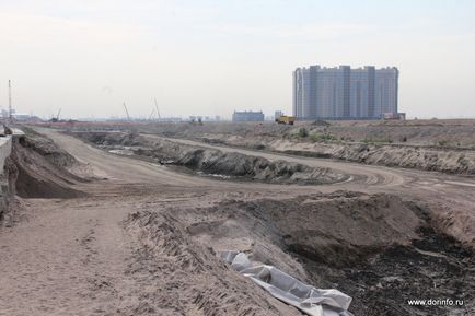 Центральний ділянку ЗСД в Санкт-Петербурзі будівництво під землею і над водою