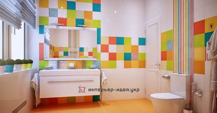 Design de baie pentru copii - baie design combinat cu o toaletă, 105 fotografii