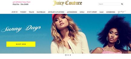 Juicy Couture) - a hivatalos online áruház az ikonok amerikai glamour (Juicy Couture) Juicy Couture) - a hivatalos online áruház az ikonok az amerikai glamour