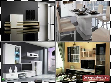 Glossy furniture 50 fotografii și idei