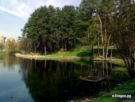 Descriere și descriere a parcului Holosiivskyi