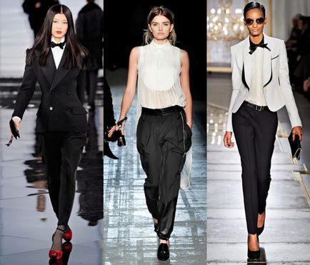 Hot Trend Cum să poarte o feminin Tuxedo Group de moda si stil