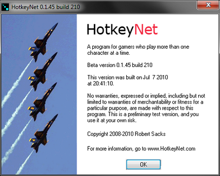 Hotkeynet встановлення та налаштування