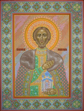 Ікона святого благовірного князя романа рязанського