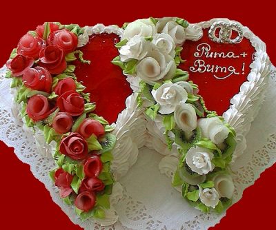 A történelem az esküvői torta (cake) A történelem az esküvői torta