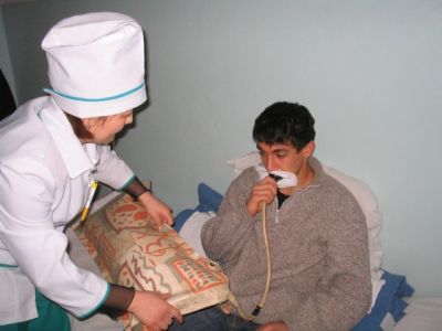Elnöke bevezetőjében a klinikára egy folyamán Nursing - kazah Nemzeti Egészségügyi
