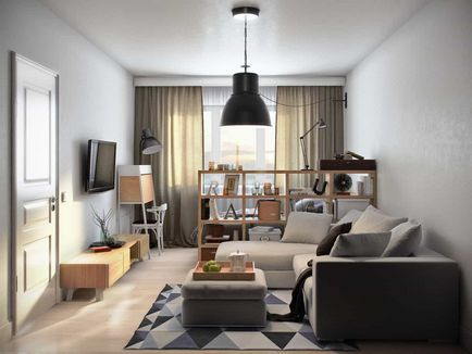 Як розставити меблі в однокімнатній квартирі