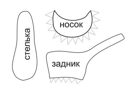 Як зробити для ляльок взуття з паперу