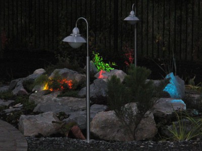 Hogyan készítsünk egy érdekes kerti világítás