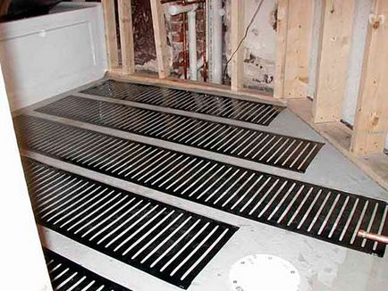 Cum de a face o podea caldă în baie vedere și principiile de instalare, totul despre reparații
