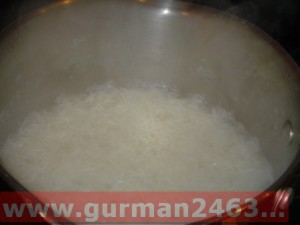 Cum să gătești orez crud - o rețetă cu o fotografie