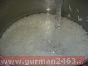 Cum să gătești orez crud - o rețetă cu o fotografie