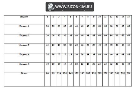 Як збільшити кількість віджимань від підлоги схема з нуля до 100