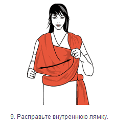 Як зав'язати слінг шарф інструкція по намотуванні з відео і фото