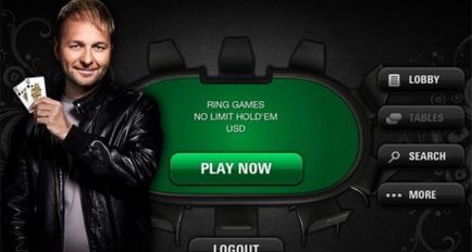 Pokerul de poker pe care îl joacă clientul pentru dispozitive mobile