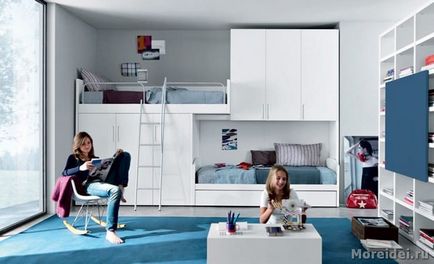 O cameră pentru două fete adolescente - subtilitățile decorării spațiului
