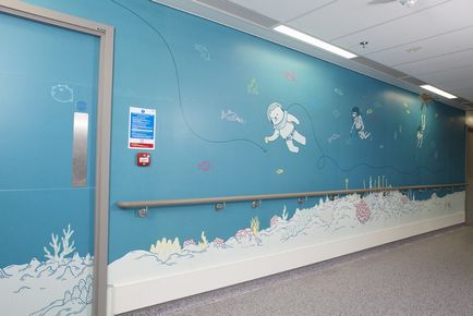 Színes belsővel gyermekkórházak szórakoztató! (Interiors) Színes belsővel gyermekkórházak szórakoztató!