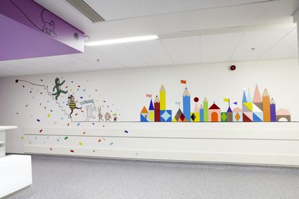 Interiorul colorat al spitalelor pentru copii este interesant!
