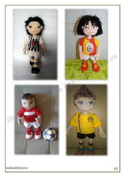 Doll crochet fotbalist (clasa de master), decora lumea ta!