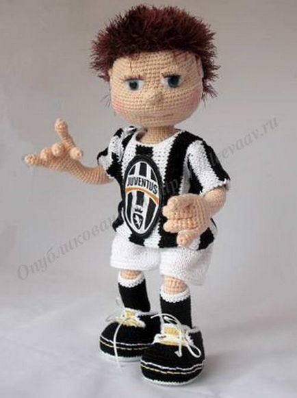 Doll crochet fotbalist (clasa de master), decora lumea ta!