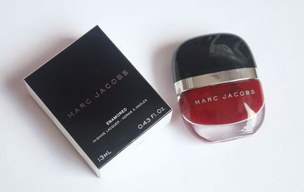 Лак кольору бургунди marc jacobs enamoured # 138 jezebel